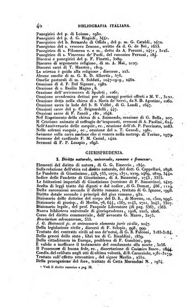 Bibliografia italiana, ossia elenco generale delle opere d'ogni specie e d'ogni lingua stampate in Italia e delle italiane pubblicate all'estero