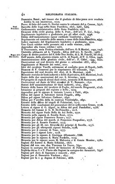 Bibliografia italiana, ossia elenco generale delle opere d'ogni specie e d'ogni lingua stampate in Italia e delle italiane pubblicate all'estero