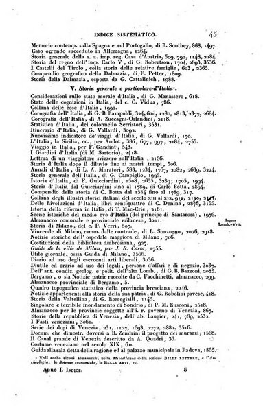 Bibliografia italiana, ossia elenco generale delle opere d'ogni specie e d'ogni lingua stampate in Italia e delle italiane pubblicate all'estero