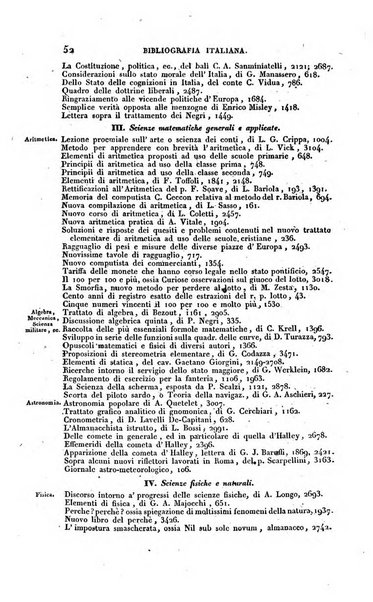 Bibliografia italiana, ossia elenco generale delle opere d'ogni specie e d'ogni lingua stampate in Italia e delle italiane pubblicate all'estero