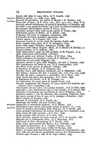 Bibliografia italiana, ossia elenco generale delle opere d'ogni specie e d'ogni lingua stampate in Italia e delle italiane pubblicate all'estero