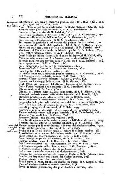 Bibliografia italiana, ossia elenco generale delle opere d'ogni specie e d'ogni lingua stampate in Italia e delle italiane pubblicate all'estero