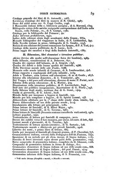 Bibliografia italiana, ossia elenco generale delle opere d'ogni specie e d'ogni lingua stampate in Italia e delle italiane pubblicate all'estero