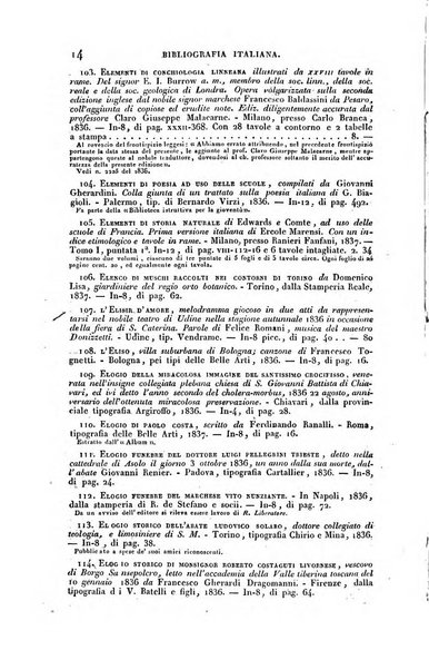 Bibliografia italiana, ossia elenco generale delle opere d'ogni specie e d'ogni lingua stampate in Italia e delle italiane pubblicate all'estero