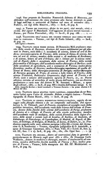 Bibliografia italiana, ossia elenco generale delle opere d'ogni specie e d'ogni lingua stampate in Italia e delle italiane pubblicate all'estero