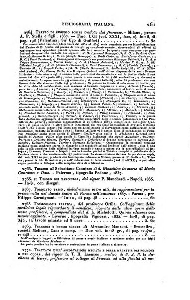 Bibliografia italiana, ossia elenco generale delle opere d'ogni specie e d'ogni lingua stampate in Italia e delle italiane pubblicate all'estero