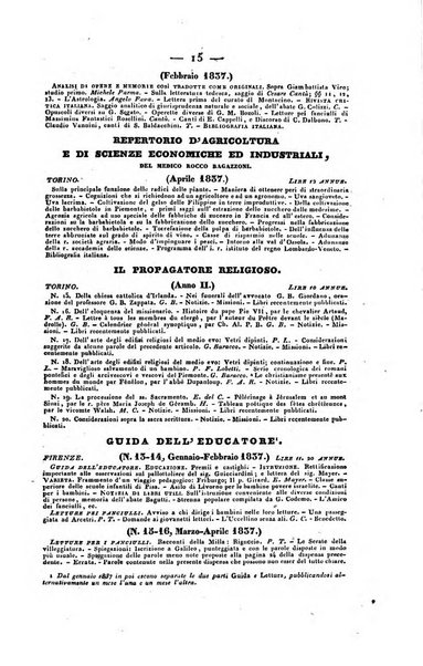 Bibliografia italiana, ossia elenco generale delle opere d'ogni specie e d'ogni lingua stampate in Italia e delle italiane pubblicate all'estero