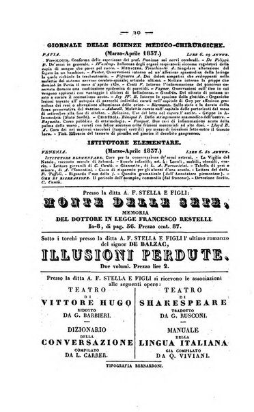 Bibliografia italiana, ossia elenco generale delle opere d'ogni specie e d'ogni lingua stampate in Italia e delle italiane pubblicate all'estero