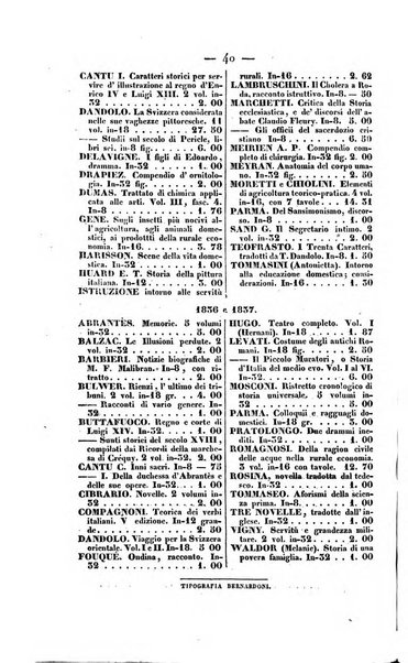 Bibliografia italiana, ossia elenco generale delle opere d'ogni specie e d'ogni lingua stampate in Italia e delle italiane pubblicate all'estero