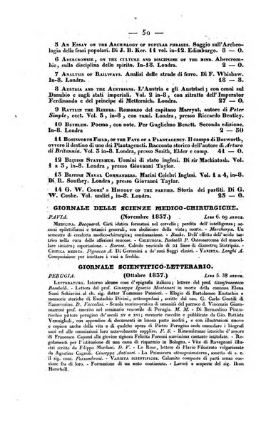 Bibliografia italiana, ossia elenco generale delle opere d'ogni specie e d'ogni lingua stampate in Italia e delle italiane pubblicate all'estero