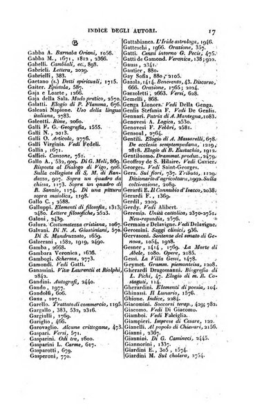 Bibliografia italiana, ossia elenco generale delle opere d'ogni specie e d'ogni lingua stampate in Italia e delle italiane pubblicate all'estero