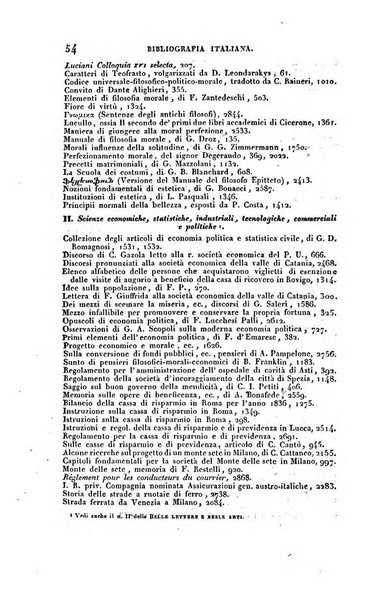 Bibliografia italiana, ossia elenco generale delle opere d'ogni specie e d'ogni lingua stampate in Italia e delle italiane pubblicate all'estero