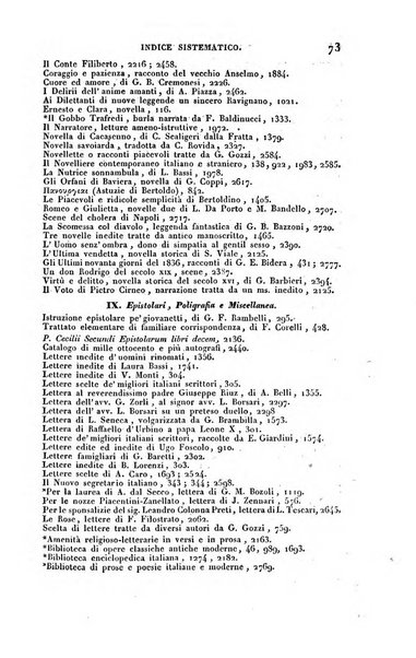 Bibliografia italiana, ossia elenco generale delle opere d'ogni specie e d'ogni lingua stampate in Italia e delle italiane pubblicate all'estero