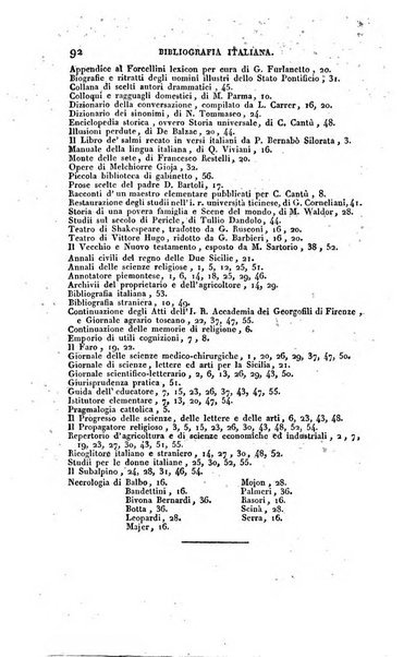 Bibliografia italiana, ossia elenco generale delle opere d'ogni specie e d'ogni lingua stampate in Italia e delle italiane pubblicate all'estero