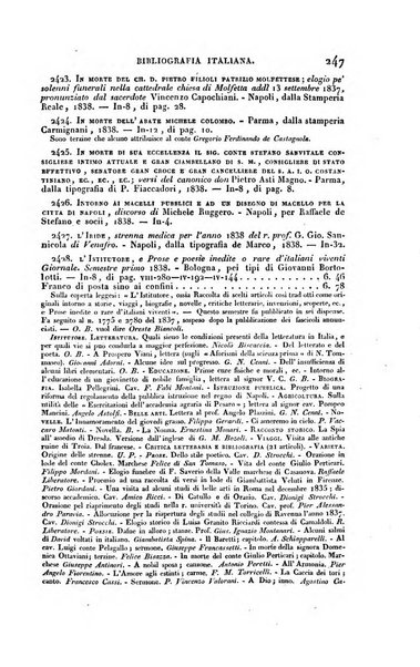 Bibliografia italiana, ossia elenco generale delle opere d'ogni specie e d'ogni lingua stampate in Italia e delle italiane pubblicate all'estero