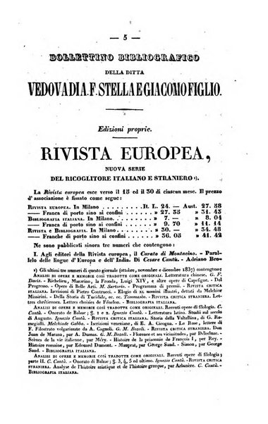 Bibliografia italiana, ossia elenco generale delle opere d'ogni specie e d'ogni lingua stampate in Italia e delle italiane pubblicate all'estero