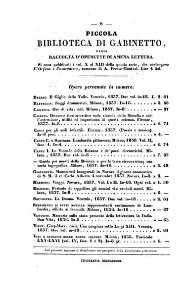 Bibliografia italiana, ossia elenco generale delle opere d'ogni specie e d'ogni lingua stampate in Italia e delle italiane pubblicate all'estero