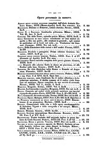 Bibliografia italiana, ossia elenco generale delle opere d'ogni specie e d'ogni lingua stampate in Italia e delle italiane pubblicate all'estero