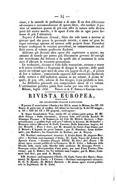 Bibliografia italiana, ossia elenco generale delle opere d'ogni specie e d'ogni lingua stampate in Italia e delle italiane pubblicate all'estero