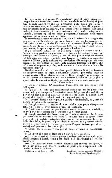 Bibliografia italiana, ossia elenco generale delle opere d'ogni specie e d'ogni lingua stampate in Italia e delle italiane pubblicate all'estero