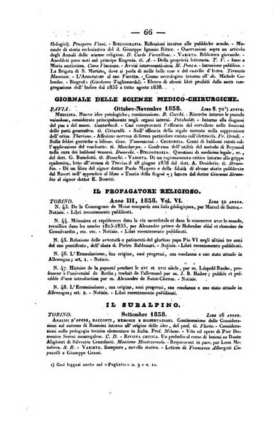 Bibliografia italiana, ossia elenco generale delle opere d'ogni specie e d'ogni lingua stampate in Italia e delle italiane pubblicate all'estero