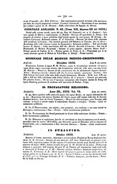 Bibliografia italiana, ossia elenco generale delle opere d'ogni specie e d'ogni lingua stampate in Italia e delle italiane pubblicate all'estero