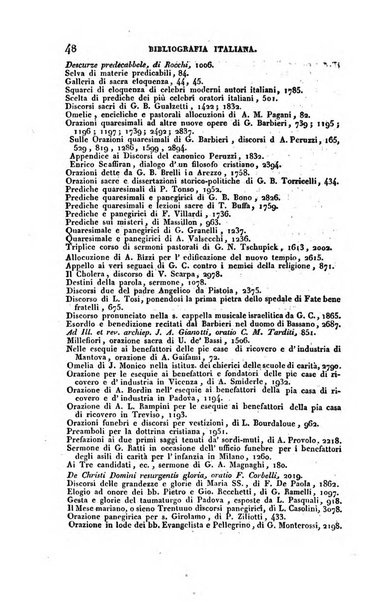 Bibliografia italiana, ossia elenco generale delle opere d'ogni specie e d'ogni lingua stampate in Italia e delle italiane pubblicate all'estero