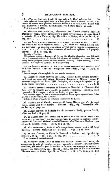 Bibliografia italiana, ossia elenco generale delle opere d'ogni specie e d'ogni lingua stampate in Italia e delle italiane pubblicate all'estero