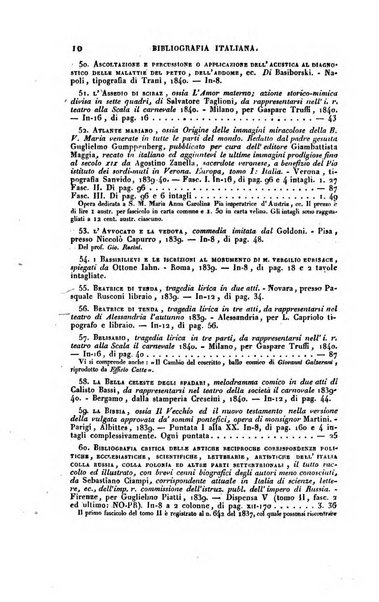 Bibliografia italiana, ossia elenco generale delle opere d'ogni specie e d'ogni lingua stampate in Italia e delle italiane pubblicate all'estero