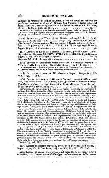 Bibliografia italiana, ossia elenco generale delle opere d'ogni specie e d'ogni lingua stampate in Italia e delle italiane pubblicate all'estero