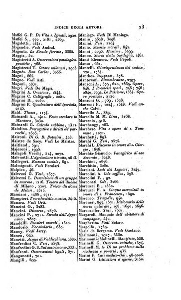 Bibliografia italiana, ossia elenco generale delle opere d'ogni specie e d'ogni lingua stampate in Italia e delle italiane pubblicate all'estero