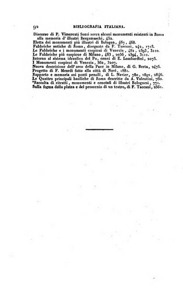 Bibliografia italiana, ossia elenco generale delle opere d'ogni specie e d'ogni lingua stampate in Italia e delle italiane pubblicate all'estero