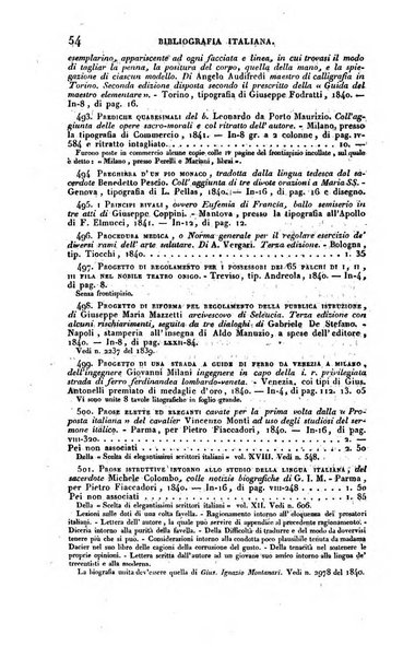 Bibliografia italiana, ossia elenco generale delle opere d'ogni specie e d'ogni lingua stampate in Italia e delle italiane pubblicate all'estero