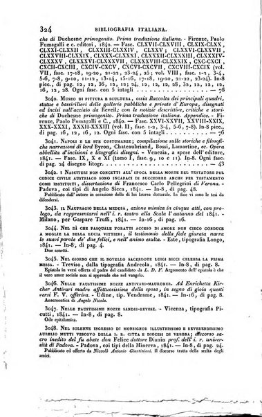 Bibliografia italiana, ossia elenco generale delle opere d'ogni specie e d'ogni lingua stampate in Italia e delle italiane pubblicate all'estero