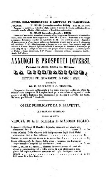 Bibliografia italiana, ossia elenco generale delle opere d'ogni specie e d'ogni lingua stampate in Italia e delle italiane pubblicate all'estero