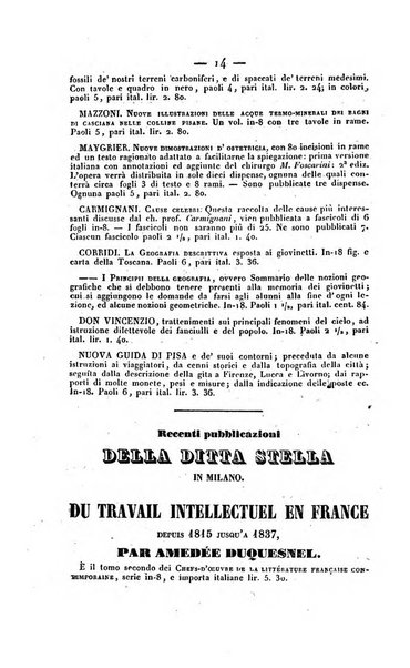 Bibliografia italiana, ossia elenco generale delle opere d'ogni specie e d'ogni lingua stampate in Italia e delle italiane pubblicate all'estero