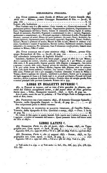 Bibliografia italiana, ossia elenco generale delle opere d'ogni specie e d'ogni lingua stampate in Italia e delle italiane pubblicate all'estero