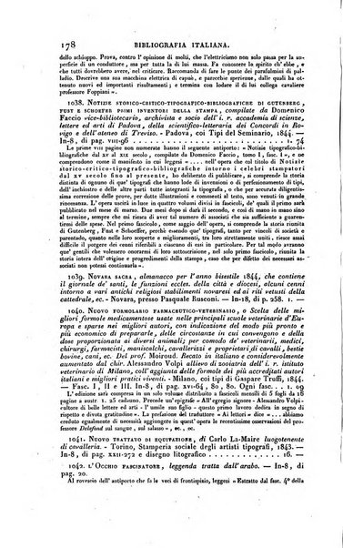 Bibliografia italiana, ossia elenco generale delle opere d'ogni specie e d'ogni lingua stampate in Italia e delle italiane pubblicate all'estero