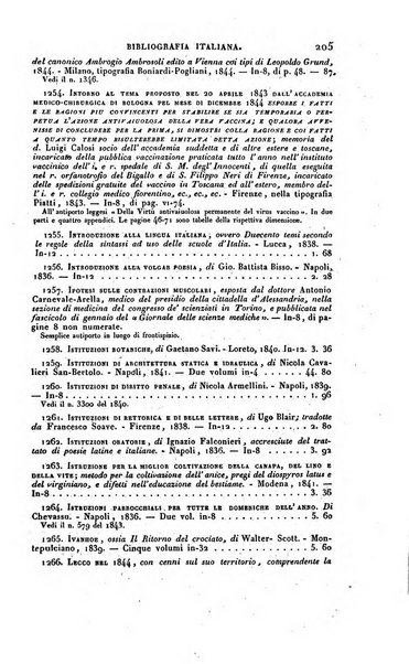 Bibliografia italiana, ossia elenco generale delle opere d'ogni specie e d'ogni lingua stampate in Italia e delle italiane pubblicate all'estero