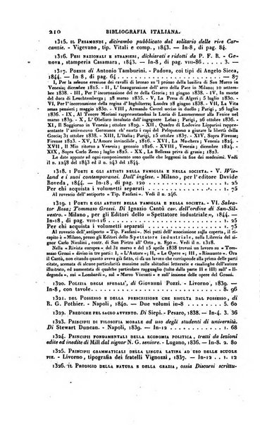 Bibliografia italiana, ossia elenco generale delle opere d'ogni specie e d'ogni lingua stampate in Italia e delle italiane pubblicate all'estero