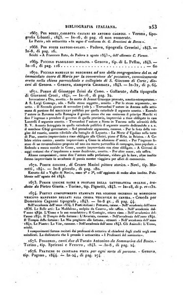 Bibliografia italiana, ossia elenco generale delle opere d'ogni specie e d'ogni lingua stampate in Italia e delle italiane pubblicate all'estero