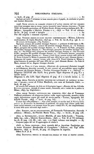 Bibliografia italiana, ossia elenco generale delle opere d'ogni specie e d'ogni lingua stampate in Italia e delle italiane pubblicate all'estero