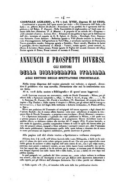 Bibliografia italiana, ossia elenco generale delle opere d'ogni specie e d'ogni lingua stampate in Italia e delle italiane pubblicate all'estero