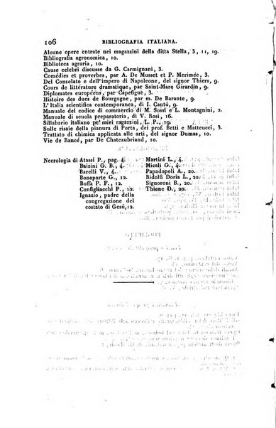 Bibliografia italiana, ossia elenco generale delle opere d'ogni specie e d'ogni lingua stampate in Italia e delle italiane pubblicate all'estero