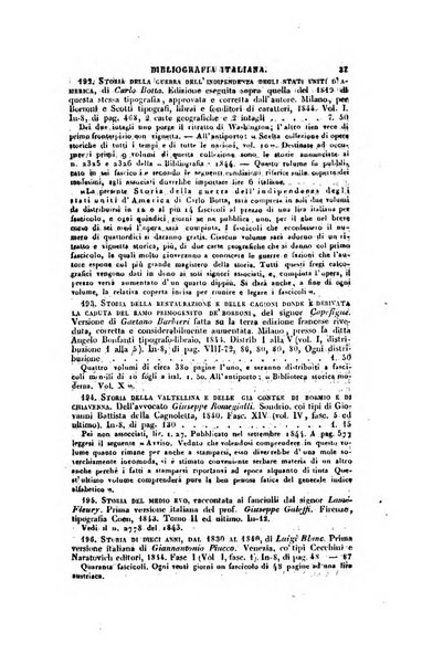 Bibliografia italiana, ossia elenco generale delle opere d'ogni specie e d'ogni lingua stampate in Italia e delle italiane pubblicate all'estero