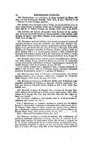 Bibliografia italiana, ossia elenco generale delle opere d'ogni specie e d'ogni lingua stampate in Italia e delle italiane pubblicate all'estero