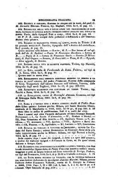 Bibliografia italiana, ossia elenco generale delle opere d'ogni specie e d'ogni lingua stampate in Italia e delle italiane pubblicate all'estero