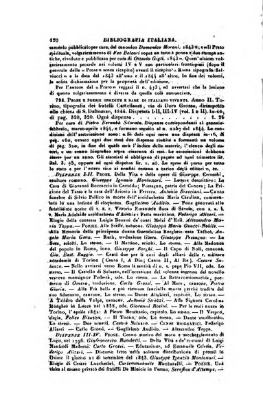 Bibliografia italiana, ossia elenco generale delle opere d'ogni specie e d'ogni lingua stampate in Italia e delle italiane pubblicate all'estero