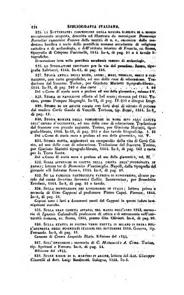 Bibliografia italiana, ossia elenco generale delle opere d'ogni specie e d'ogni lingua stampate in Italia e delle italiane pubblicate all'estero