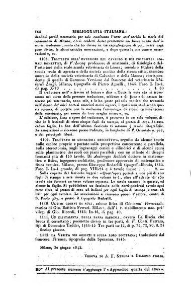 Bibliografia italiana, ossia elenco generale delle opere d'ogni specie e d'ogni lingua stampate in Italia e delle italiane pubblicate all'estero